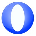 Blue Letter O