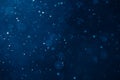 blue light background with snowflakes Royalty Free Stock Photo