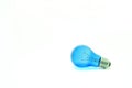Blue light bulb Royalty Free Stock Photo