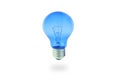 Blue light bulb Royalty Free Stock Photo