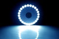 Blue Light Circle Royalty Free Stock Photo