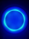 Blue light circle featuring different shades of blue. Royalty Free Stock Photo