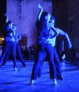 Blue Light Dancers