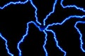 Blue light electric abstract background.