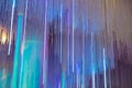 Blue light on glass luah as abstract background Royalty Free Stock Photo