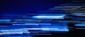 Blue light trails timeline cover Royalty Free Stock Photo