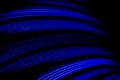 Blue Light Wave Royalty Free Stock Photo