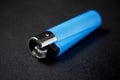 Blue lighter view Royalty Free Stock Photo