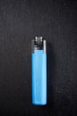 Blue lighter view Royalty Free Stock Photo
