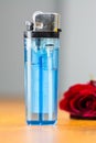Blue lighter Royalty Free Stock Photo