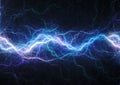 Lightning, abstract electrical background Royalty Free Stock Photo