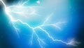 Blue Lightning Background Graphic Royalty Free Stock Photo