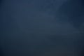 Blue lightning in a dark stormy sky. Stormy skies in summer. A storm with lightning Royalty Free Stock Photo