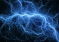 Blue lightning Royalty Free Stock Photo