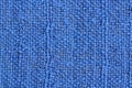 Blue linen texture background Royalty Free Stock Photo