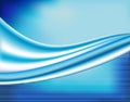 Blue lines abstract wavy background Royalty Free Stock Photo