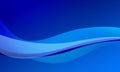 blue lines wave curves abstract technology background for artwork design Royalty Free Stock Photo