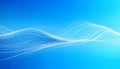 blue lines wave curves with smooth gradient abstract background Royalty Free Stock Photo