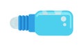 Blue liquid bottle dropper icon , vector design Generative AI Royalty Free Stock Photo