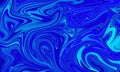 blue liquid oil painting splash abstract background for artwork design Royalty Free Stock Photo