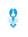 Blue lobster Royalty Free Stock Photo