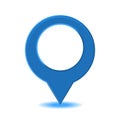 Blue location pin icon