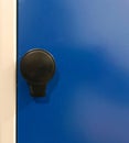 Blue locker in changeroom Royalty Free Stock Photo