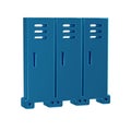 Blue Locker or changing room for hockey, football, basketball team or workers icon isolated on transparent background.