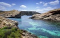 Blue Logoon of Malta Royalty Free Stock Photo