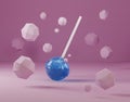 Blue lollipop