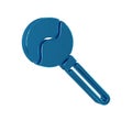 Blue Lollipop icon isolated on transparent background. Food, delicious symbol. Happy Halloween party.