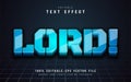 Blue lord 3d editable text effect