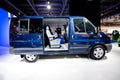 Blue lorry car Ford Transit Bus