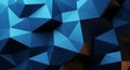 Abstract Blue Low Poly Background Texture Royalty Free Stock Photo