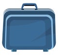 Blue luggage, icon