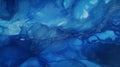 Blue luxury background with an abstract dark blue marble texture Royalty Free Stock Photo