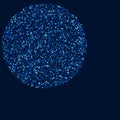 Blue Luxury Graphic Universe Wallpaper. Dark