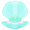 Blue magic fairy Mermaid Tiara