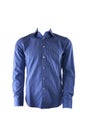 Blue male shirt Royalty Free Stock Photo