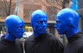 Blue Man Group in Berlin Royalty Free Stock Photo