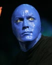 Blue Man Group performs Royalty Free Stock Photo