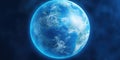 Blue marble background in the form of a planet Royalty Free Stock Photo