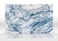 Blue marble Tile texture Royalty Free Stock Photo