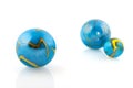 Blue marbles Royalty Free Stock Photo