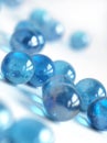 Blue Marbles Royalty Free Stock Photo