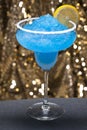 Blue margarita Cocktail Royalty Free Stock Photo