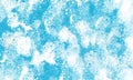 Blue marine foam or sea surface, wall sponge texture or cloudy sky digital illustration.