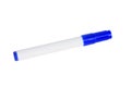 Blue marker pen with white background. Royalty Free Stock Photo