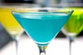 Blue Martini Royalty Free Stock Photo