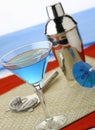 Blue Martini Royalty Free Stock Photo